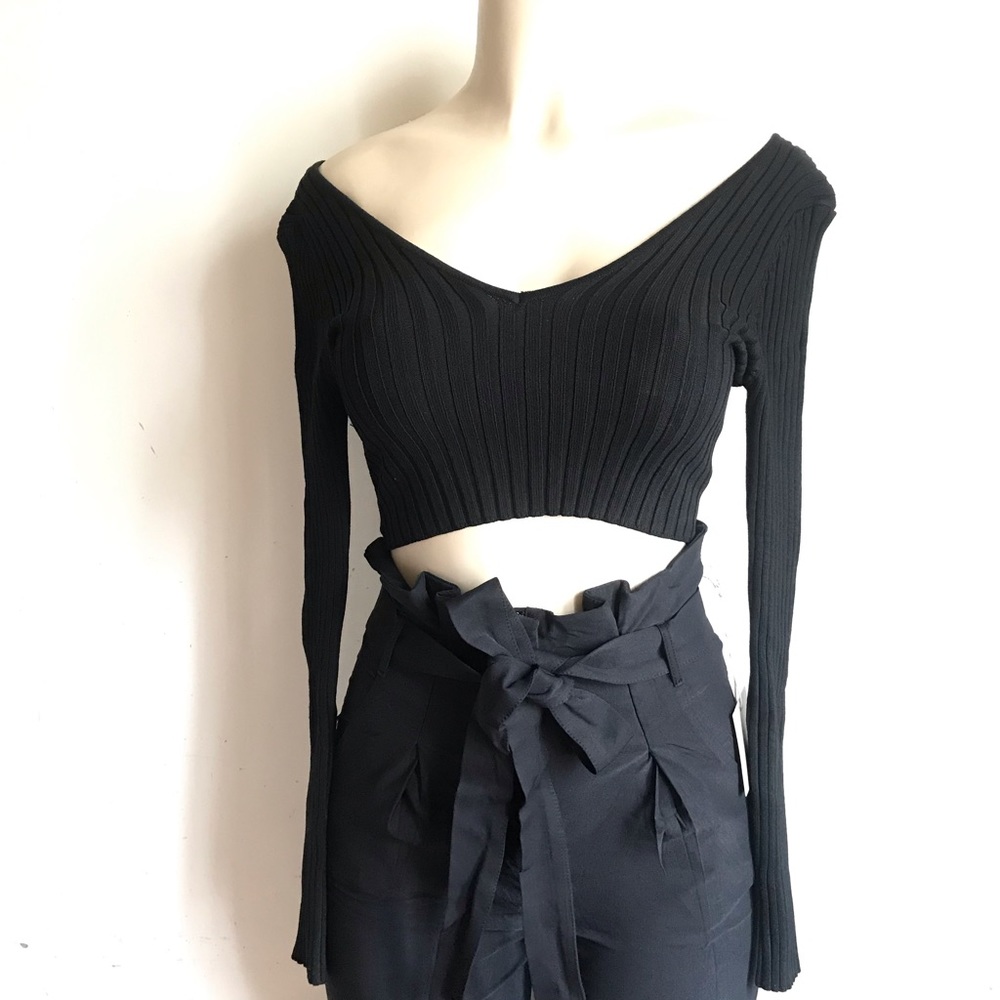 NWT Hera Collection ribbed crop top - Picture 5 of 6